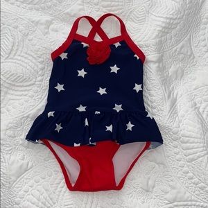 Baby Girl USA One Piece Swimsuit